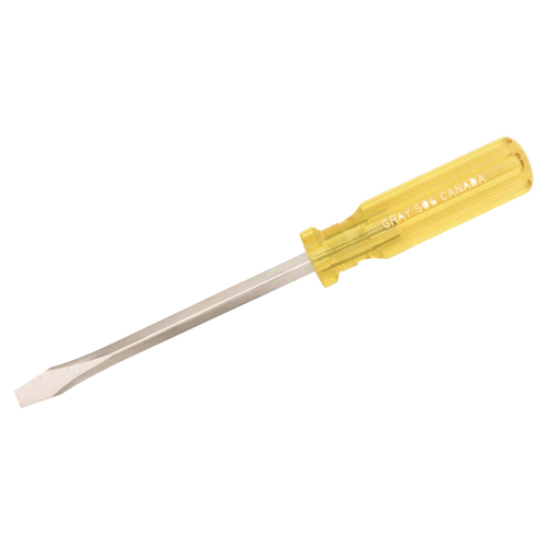 Tournevis fendu, 1/4", 6-3/4" lo, Prise Plastique OSI Industrial Sales