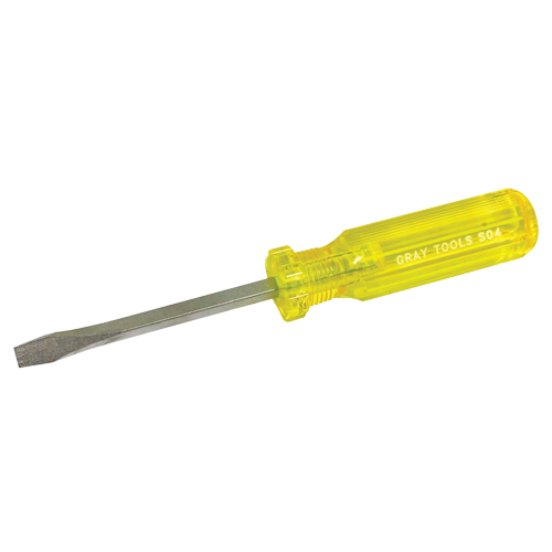 Slotted Screwdriver, 1/4", 8-1/4" L, Plastic Handle OSI Industrial Sales