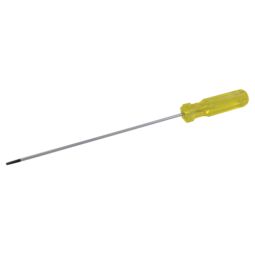 Tournevis &agrave; fente d'&eacute;lectricien, Tige de 1/8", Ronde, 6-1/2" lo, Prise en Plastique OSI Industrial Sales