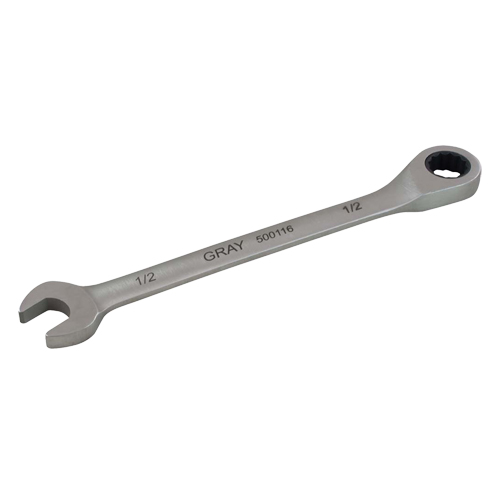 Combination Fixed Head Ratcheting Wrench, 12 Point, 5/16", Stainless Steel Finish OSI Industrial Sales