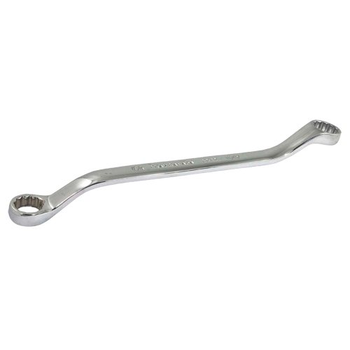 Box Wrench, 12 Point, 5/8" x 11/16", 15° Offset, Chrome Finish OSI Industrial Sales