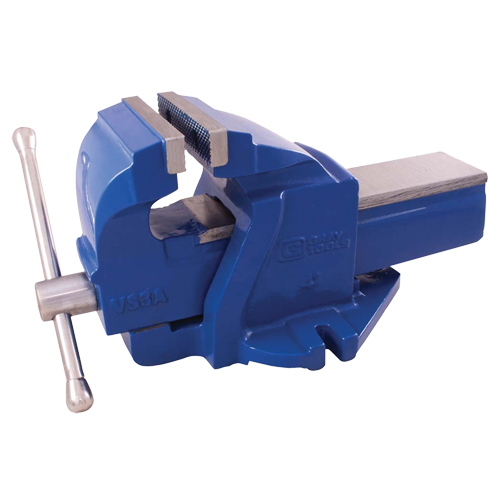 Ductile Iron Mechanics Bench Vise, 4" Jaw Width, 2" Throat Depth OSI Industrial Sales