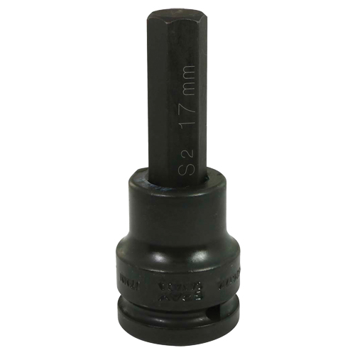 Bit Socket, Hex, 17 mm x 108 mm L, 3/4" Drive OSI Industrial Sales