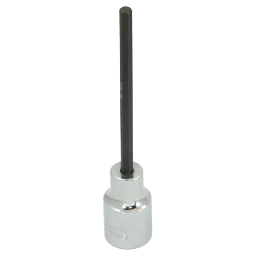 Extra Long Bit Socket, 4 mm x 4" L, 3/8" Drive OSI Industrial Sales