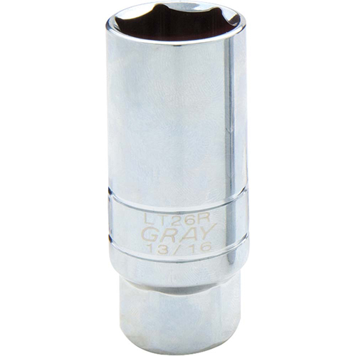 Spark Plug Socket, 3/8" Drive, 13/16" Socket, 1-1/10" L OSI Industrial Sales