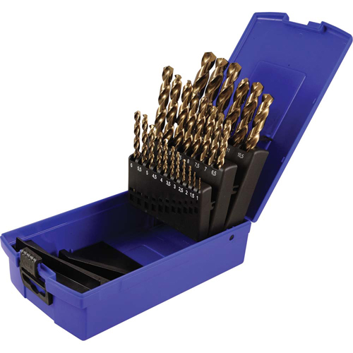Drill Bit Set, 25 Pieces, High Speed Cobalt OSI Industrial Sales