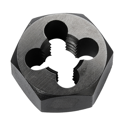 Hex Rethreading Die Nut, 1"/1-1/4" Dia., 1/4"-18 Thread, Carbon Steel/Chromium Steel OSI Industrial Sales