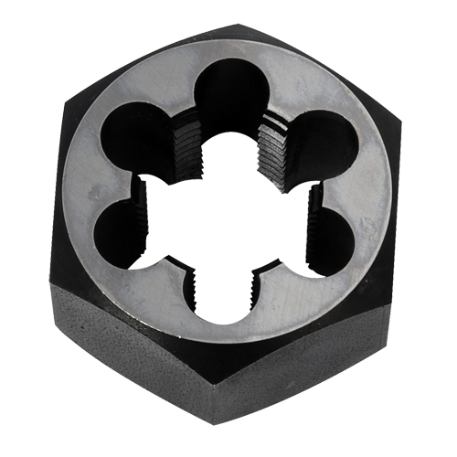 &eacute;crou &agrave; refileter hexagonale, dia. 2"/1", Filet de 3/4"-14, Acier au carbone/Acier au chrome OSI Industrial Sales