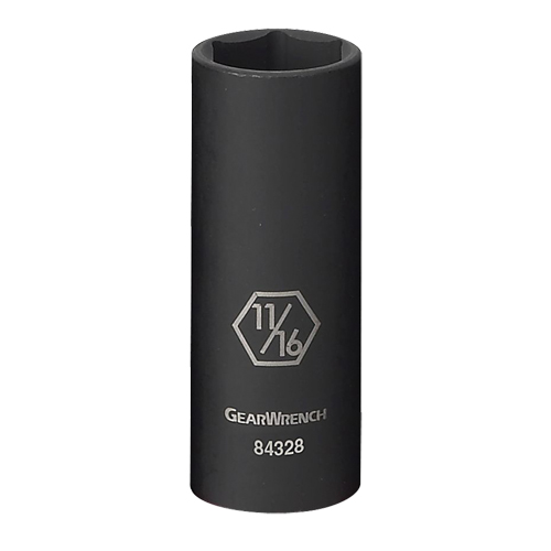 Socket, Impact, 1/2", 3/8" Drive, 6 Points, Deep OSI Industrial Sales