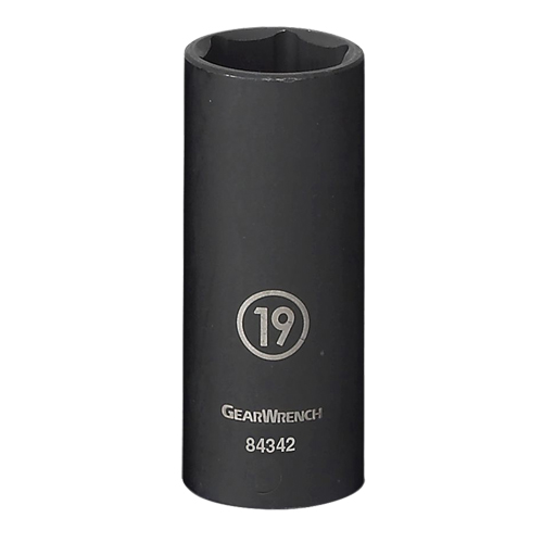 Douille, Chocs, 13 mm, Prise 3/8", 6 pans, Profond OSI Industrial Sales