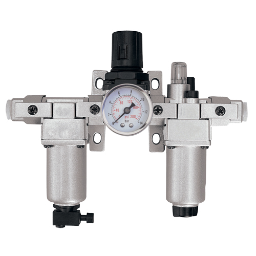 Filtre, r&eacute;gulateur et lubrificateur d'air modulaire (manom&egrave;tre compris), 1" NPT OSI Industrial Sales