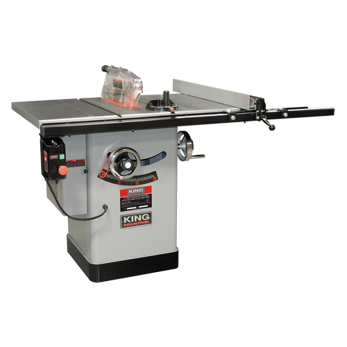 Cabinet Table Saw with Riving Knife, 230 V, 9.6 A, 3850 RPM OSI Industrial Sales