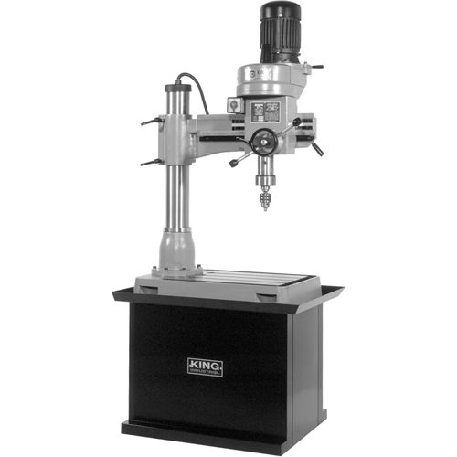 Perceuse-Fraiseuse Radiale, 1/2" Mandrin, 5 Vitesse(s), 21-5/8" la X 19-5/8" lo, #3 Morse OSI Industrial Sales