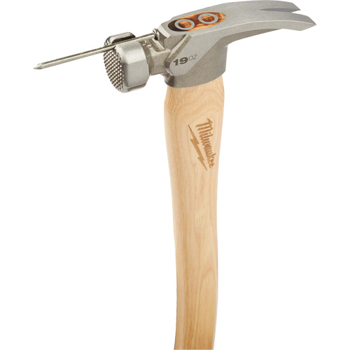 Milled Face Framing Hammer, 19 oz., Wood Handle, 16" L OSI Industrial Sales