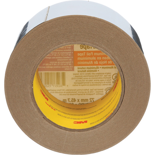 Ruban en aluminium Venture Tape, &eacute;paisseur 1,8 mils, 72 mm (3") x 45,7 m (150') OSI Industrial Sales