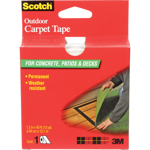 Scotch&reg; Outdoor Carpet Tape, 35 mm (1-2/5") W x 12.2 m (40') L OSI Industrial Sales
