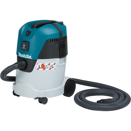 L Class Push & Clean Compact Dust Extractor, Wet-Dry, 1.34 HP, 6.6 US Gal. (25 Litres) OSI Industrial Sales