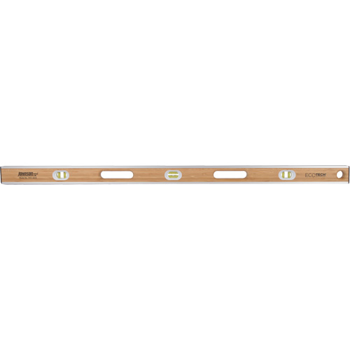 Eco-Tech&reg;  Bamboo Level, I-Beam, 48" L, Wood, 3, Non-Magnetic OSI Industrial Sales