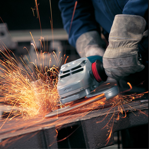 Large Angle Grinder with Rat Tail Handle, 7", 120 V, 15 A, 6500 RPM OSI Industrial Sales