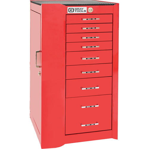 Armoire compl&eacute;mentaire gauche de s&eacute;rie Pro+, 8 tiroirs, 19" la x 19" p x 36-1/2" h, Rouge OSI Industrial Sales
