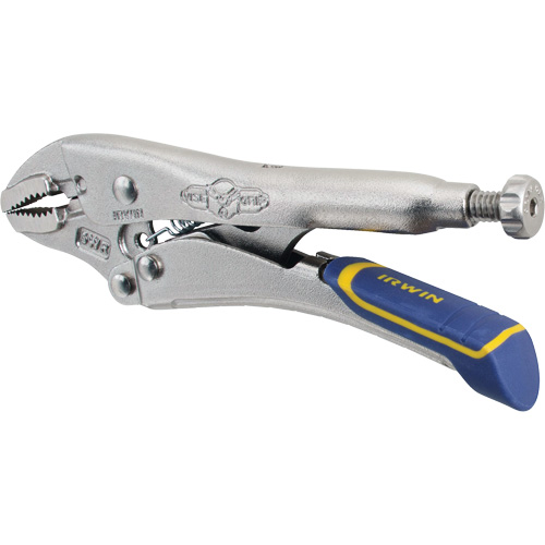 Fast Release Locking Pliers with Wire Cutter, 5" Length, Curved Jaw OSI Industrial Sales