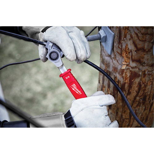 Lineman's 2-in-1 Insulated Ratcheting Box Wrench OSI Industrial Sales