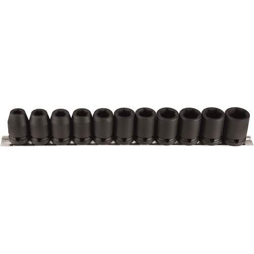 Jeu de douilles, 11 Mcx, Chocs, Prise de 1/2" OSI Industrial Sales