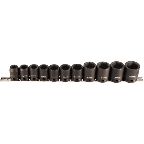 Jeu de douilles, 11 Mcx, Chocs, Prise de 1/2" OSI Industrial Sales