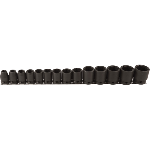 Jeu de douilles, 14 Mcx, Chocs, Prise de 1/2" OSI Industrial Sales