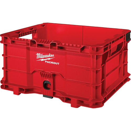 Packout Crate, 15-2/5" x 18-3/5" x 9-9/10", Red OSI Industrial Sales