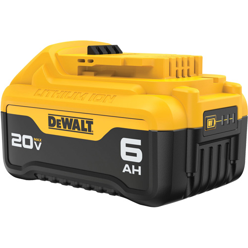 Max XR&reg; Premium Battery Pack, Lithium-Ion, 20 V, 6 Ah OSI Industrial Sales