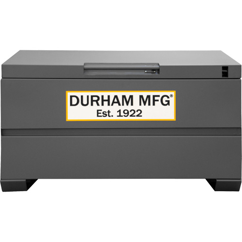 Jobsite Storage Box, 48" x 24" x 27-13/16", Steel, Grey OSI Industrial Sales