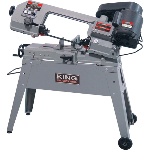 Metal Cutting Band Saw, Horizontal/Vertical, 5" Round and 4-1/2" x 6" Rectangular Cutting Capacity OSI Industrial Sales