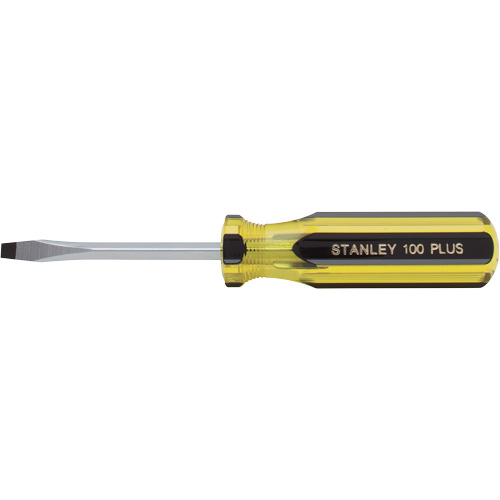 Tournevis pour &eacute;crous &agrave; fente 100 PLUS, Tige de 3/16", Ronde, Prise en Plastique OSI Industrial Sales
