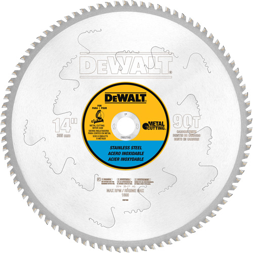 Stainless Steel Cutting Saw Blade, 14", 90 Teeth, Metal Use OSI Industrial Sales