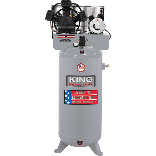 Compresseur d'air &agrave; grand rendement, 50 gal. (60 gal. US) OSI Industrial Sales