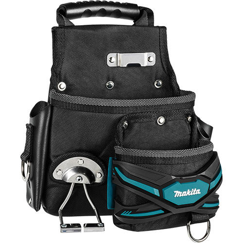 TH3 Roofer & General-Purpose Pouch, Multiple Tool Holder, Leather/Polyester/Polypropylene, 2 Pockets OSI Industrial Sales