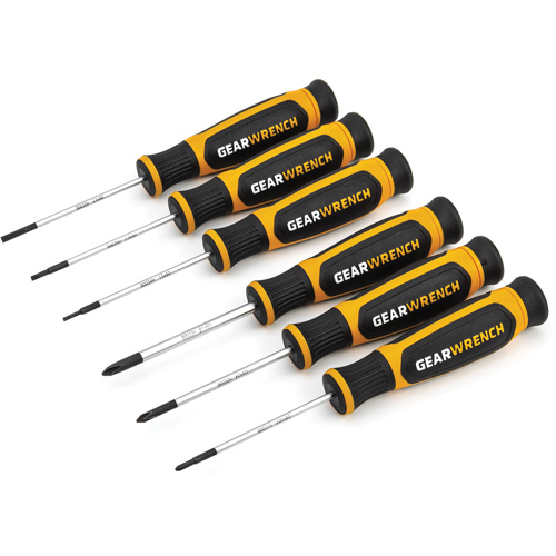 Mini Phillips&reg;/Slotted Dual Material Screwdriver Set, 6 Pcs. OSI Industrial Sales