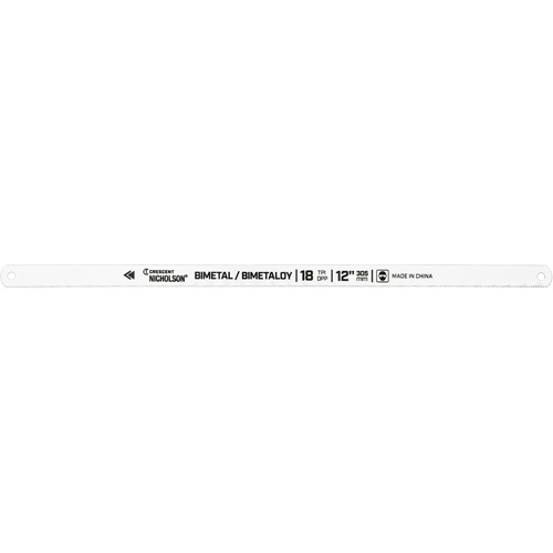 Bi-Metaloy&reg; Hacksaw Blades, Bi-Metal, 12" L, 18 TPI OSI Industrial Sales