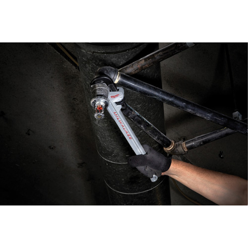 Cl&eacute; &agrave; tuyau avec manche Powerlength, Cap des m&acirc;choires 1-1/2", Longueur 10" OSI Industrial Sales