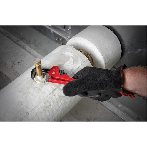 Pipe Wrench, 3/4" Jaw Capacity, 6" Long, Powder Coated Finish OSI Industrial Sales