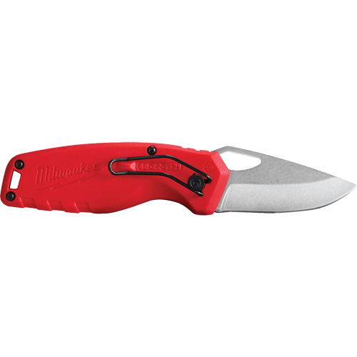 Compact Folding Knife, 2-1/2" Blade, Stainless Steel Blade, Metal Handle OSI Industrial Sales