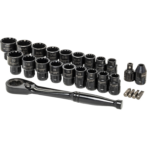 Mechanic's Tool Set, 25 Pcs, 3/8" Drive Size OSI Industrial Sales