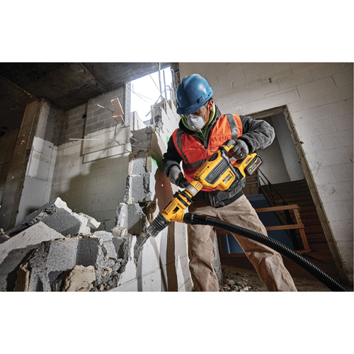 Extracteur de poussi&egrave;re pour ciselage au marteau de d&eacute;molition OSI Industrial Sales