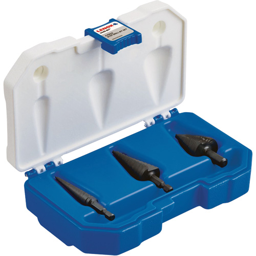 Step Drill Bit Set, 3 Pieces, High Speed Steel OSI Industrial Sales