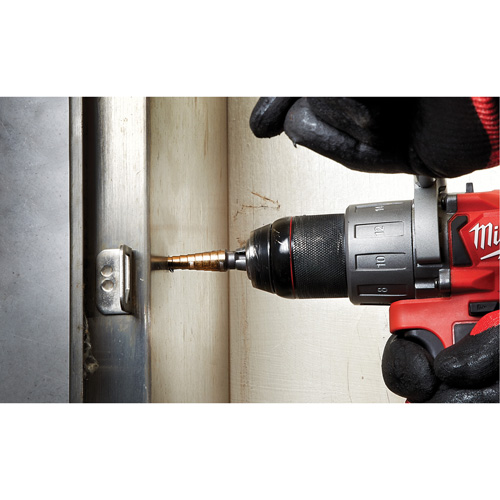Step Drill Bit, 1/8"/#1 - 1/2"/#1 , 1/32" Increments, High Speed Cobalt OSI Industrial Sales