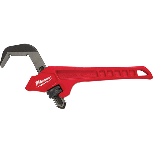 Steel Offset Hex Pipe Wrench, 2-5/8" Jaw Capacity, 10-1/2" Long, Powder Coated Finish, Ergonomic Handle OSI Industrial Sales