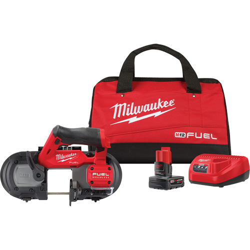M12 Fuel Compact Band Saw Kit, 12 V, 2-1/2" Capacity OSI Industrial Sales