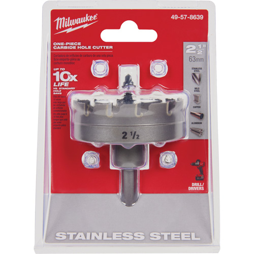 Scies-cloches au carbure monobloc, 2-1/2", Profondeur de la coupe de 3/16" OSI Industrial Sales