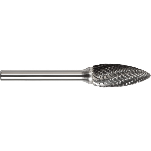 Drillco&reg; Magnum Double Cut Solid Carbide Burr, SF-3, 3/8" Dia., 3/4" Depth of Cut OSI Industrial Sales